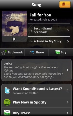 SoundHound和Spotify合作 實現(xiàn)在線音樂試聽